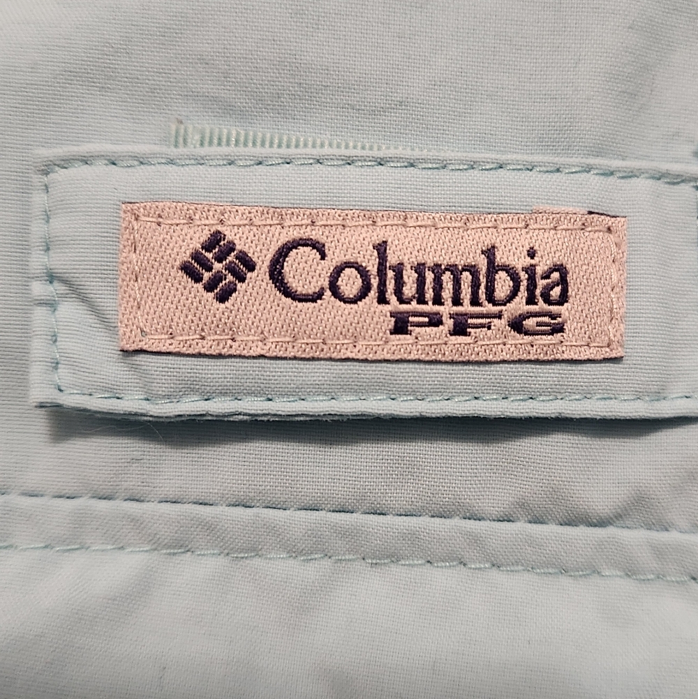 Columbia PFG Women's Teal Short Sleeve Shirt Size XS - Picture 3 of 15